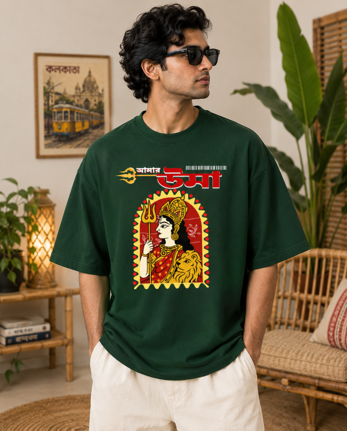 আমার উমা | Unisex Oversized | Bengali Graphic T-Shirt