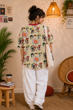 Girl Power All-Over Print Oversized T-Shirt | Unisex